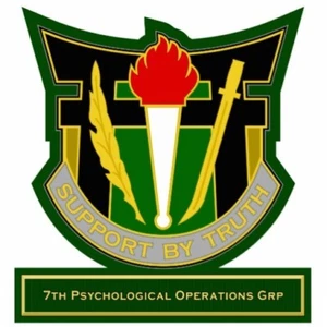 US Army 7th Psychological Operations Group Self-adhesive Vinyl Decal - Bild 1 von 1