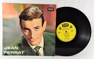 JEAN FERRAT - Disques Decca 10" LP Vinyl France 1961 - Picture 1 of 10
