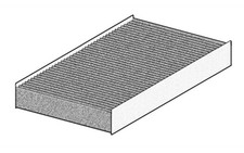 Espacio interior filtro mahle Knecht la 483//s