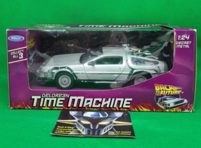WELLY - BACK TO THE FUTURE DELOREAN - DIE CAST - SCALA 1:24 - NUOVO - Immagine 1 di 4