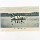 Findley Lake Steamer Boat Postcard C1908 New York Vintage Chautauqua Mina A1717