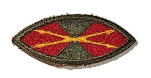 WWII US Army Anti Aircraft Artillery Central Defense Command Patch - Picture 1 of 7