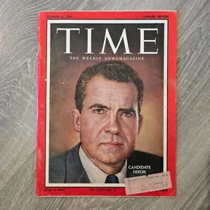 October 31, 1960 TIME Magazine ~ Richard Nixon - Bild 1 von 3