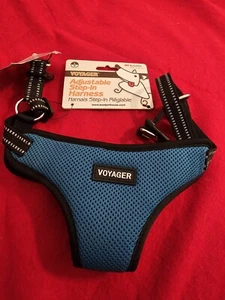Gooby Easy Fit Dog Harness Size Large, Blue and Black, Adjustable with lock, - Picture 1 of 22
