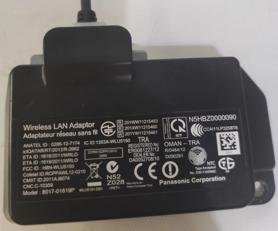 MODULO WIFI 8017-01619P TELEVISOR PANASONIC TX-L47ET5E - Imagen 1 de 1