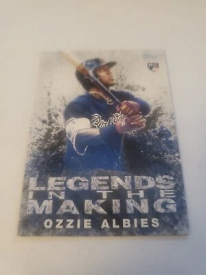 2018 Topps Legends in the Making Ozzie Albies Rookie #LITM-4 - Image 1 of 2