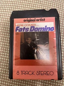 Vintage Here Comes Fats Domino Charm Originals 8 Track Tape - Picture 1 of 3