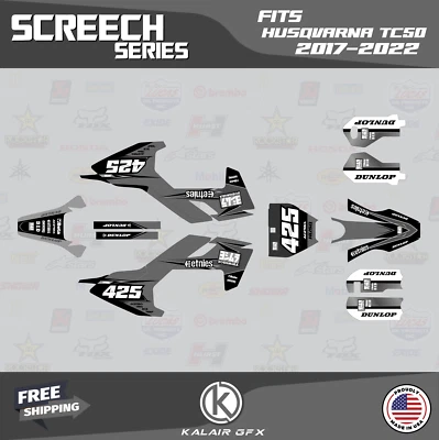 Kit de gráficos para Husqvarna TC50 (2017-2023) TC 50 Screech - HUMO Foto 1 de 4