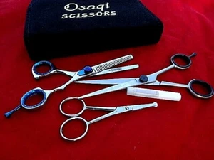 TOP  6.5" Hairdressing  Hair Scissors + Thinning + Small Safety Tip + Case + Oil - Bild 1 von 11
