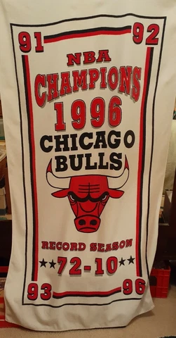 Chicago Bulls Vintage Championship Beach Towel Cover