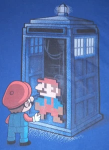 Doctor Who - Alstyle Apparel - Neu XL - Doctor Who und Mario Mash up - Bild 1 von 2
