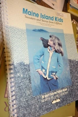 Maine Island Kids Knitting Book North Shore Islands Vintage - Image 1 of 2