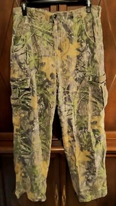 Vintage Men's Field Staff Mossy Oak Obsession Camo Pants Sz 36 Adjustable Waist - Picture 1 of 11