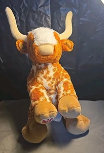 Cuernos de toro de vaca manchados marrón de Texas Longhorn de peluche Build A Bear - Imagen 1 de 9
