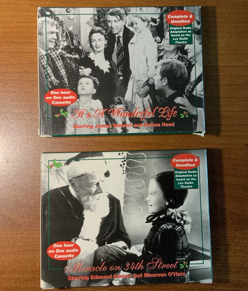 Christmas Classics On Cassette - Miracle On 34th Street & It’s A Wonderful Life - Image 1 of 1