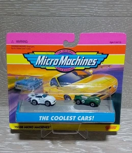 Micro Máquinas Los Coches Más Geniales Porsche Turbo y Jaguar D-Type Galoob 75108 - Imagen 1 de 5