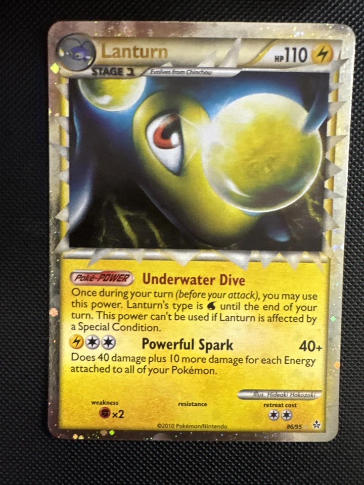 Lanturn (Prime) 86/95 Unleashed Holo Pokemon - Image 1 of 2