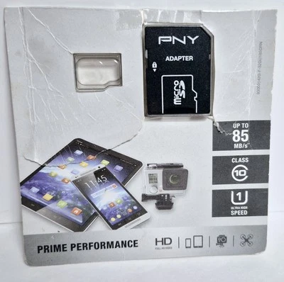 SOLO ADAPTADOR PNY Prime Performance Micro SD, MIRA FOTOS PARA MÁS DETALLES  Foto 1 de 4