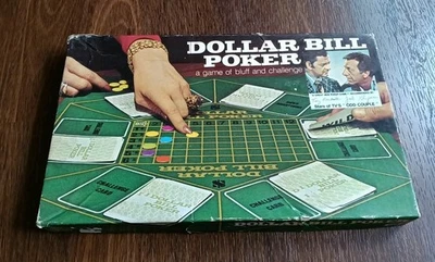 Vintage "Dollar Bill Poker" Jogo 1974 Milton Bradley The Odd Couple 💯% Completo - Imagem 1 de 3