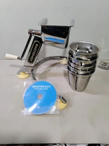 Saladmaster V Maschine Küchenmaschine Gemüseschneider Zerkleinerer Zerkleinerer 5 Zapfen - Bild 1 von 11