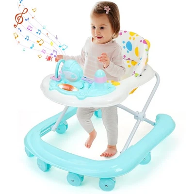 Baby Walker Rocker Bouncer First Steps Push Along Activity Music Ride On Car NEW - Image 1 of 4