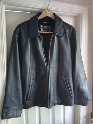 Женская кожаная мотоциклетная куртка Eddie Bauer Legend Stine L черная на молнии - Изображение 1 из 3