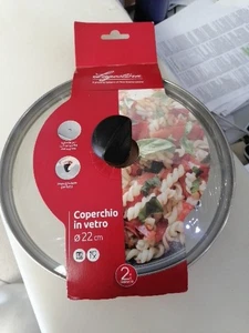 Lagostina Coperchio pentola Vetro Con Valvola Sicurezza (22cm)  Trasparente - Foto 1 di 6