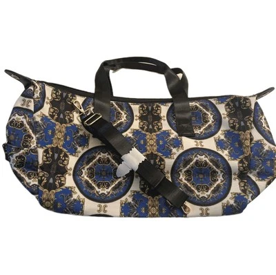 Bolso de Viaje Alice + Olivia Azul Gráfico Lona con Correa para el Hombro Nuevo con Etiquetas Foto 1 de 4