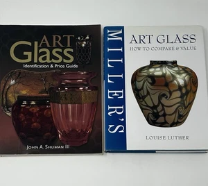 Art Glass Reference Lot (2): Shuman Price Guide, Miller’s How to Compare & Value - Picture 1 of 6