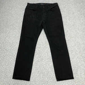 Pantalones Polo Ralph Lauren Para Hombre 33x30 Negro Varick Ajustados Rectos Elásticos Algodón - Imagen 1 de 14