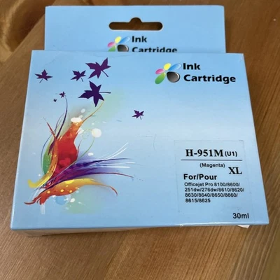 Cyan Ink Cartridge 951XL Fits for HP 251dw 8100 8100e 8600 8600 Plus - Image 1 of 4