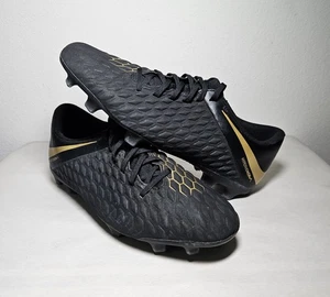 Nike Hypervenom Phantom 3 Club FG Soccer Cleats Mens 11 Black Gold AJ4145-090 - Picture 1 of 9