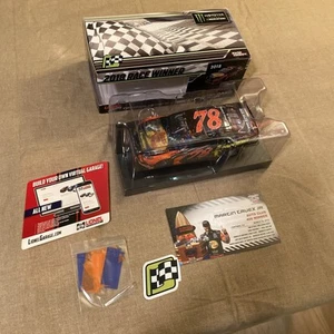 Martin Truex Jr #78 Bass Pro Shops Auto Club Speedway Win 2018 1/24 Diecast New - Picture 1 of 8