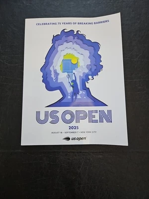 US OPEN 2025 guía de torneos, 256 páginas, a todo color Foto 1 de 3