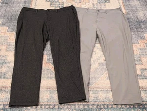 Lot Of 2 Public Rec Pants Mens 44x30 Gray & Dark Gray  - Picture 1 of 6