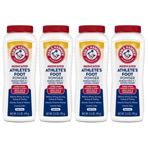 Fresh-Scented Athlete's Foot Powder - Clinically Proven Relief - 4 Pack (3.5 oz) - Picture 1 of 10