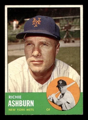 1963 Topps #135 Richie Ashburn - Image 1 of 2