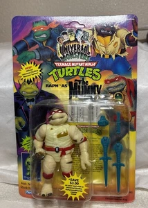 TMNT Universal Monsters Raph as The Mummy Actionfigur 1993 Playmates LESEN - Bild 1 von 11