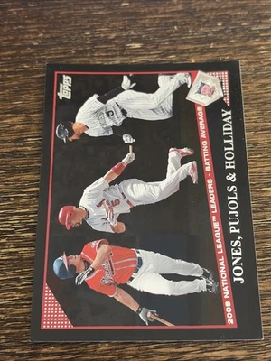 Topps Albert Pujols #4 2009 Wal-Mart Black Border Cardinals casi nuevo-como nuevo o mejor Foto 1 de 2