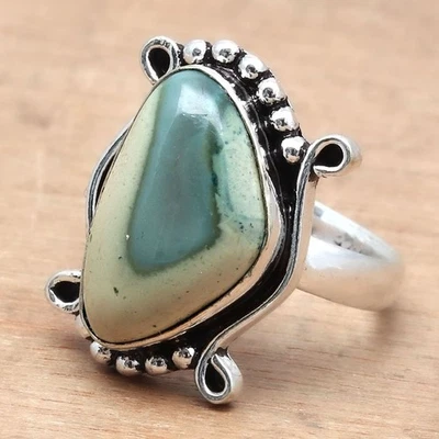 Imperial Jasper Gemstone Handmade Silver Jewelry  "8.5" - Image 1 of 4