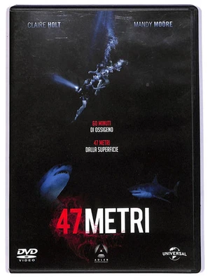 47 METRI (2017) Mandy Moore e Claire Holt DVD EX NOLEGGIO HORROR UNIVERSAL - Immagine 1 di 2