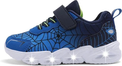 Toddler Boys Light Up Sneaker Shoes Lightweight & Breathable Flashing LED - Sz 9 - Image 1 of 4