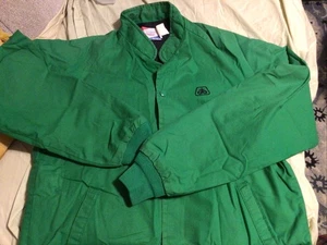 Vintage Swingster Pioneer Seed Green Snap Bomber Jacket Size M TALL Proud Farmer - Picture 1 of 9