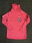 Nike Ohio State Buckeyes Funnel Sweatshirt Top Womens Xs Extra Small 36390X-Os5