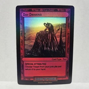Divorced Dads TCG Court Of Chaos - Age of Alimony - Day Drinking Holo Foil - Picture 1 of 1