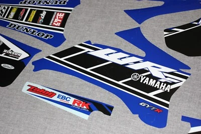 YAMAHA WRF 250-450 FULL MX GRAPHICS KIT STICKER KIT STICKERS DECALS BUBBLE FREE - image 1 of 4