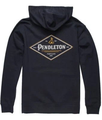 NWT PENDLETON DIAMOND HOODIE NAVY MENS SIZE MEDIUM - Image 1 of 2