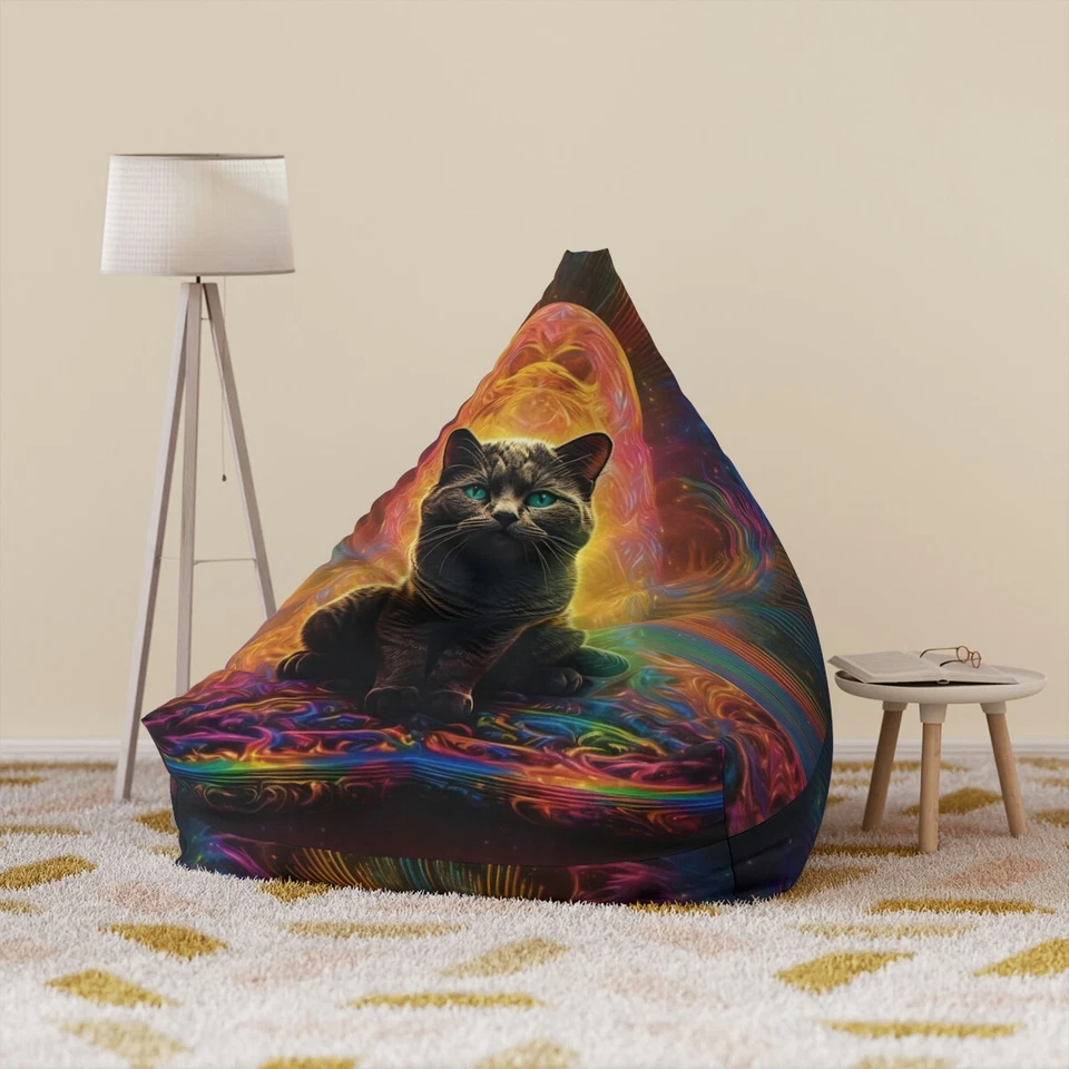 Funda para silla Hippe Kitty Bean Bag (Puurfect) (Ven a sentarte conmigo awweeeess) Foto 1 de 1