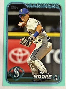 2024 Topps Series 2 - Aqua #441 Dylan Moore - Picture 1 of 2