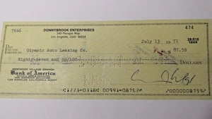 Walt Disney Autograph " BILL WALSH " Movie Producer Signature Mickey Mouse I11 - Picture 1 of 3